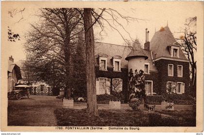 CPA Pontvallain Domaine du Bourg FRANCE (1450846)