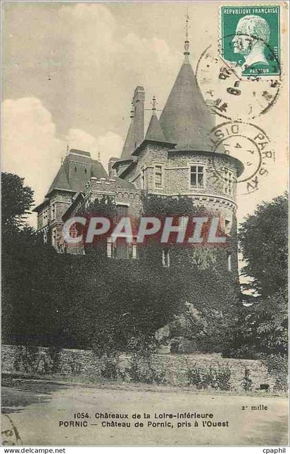 CPA Chateaux de la Loire Inferieure Pornic Chateau de Pornic pris a l'Ouest