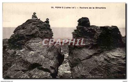 CPA Pornic Rochers de la Birochere