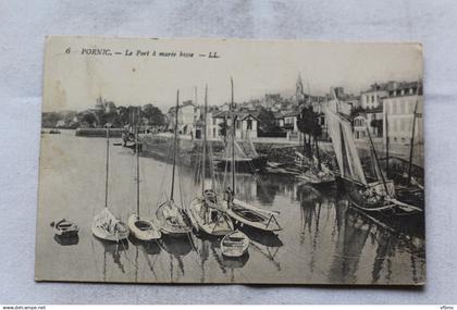 Pornic, le port à marée basse, Loire Atlantique 44