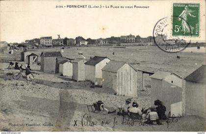 CPA Pornichet L Inf La Plage du vieux Pornichet