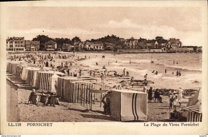 CPA Pornichet La Plage du Vieux Pornichet
