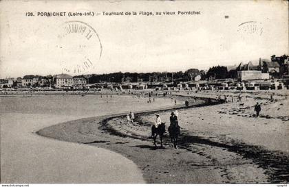 CPA Pornichet Tournant De La Plage Au Vieux Pornichet