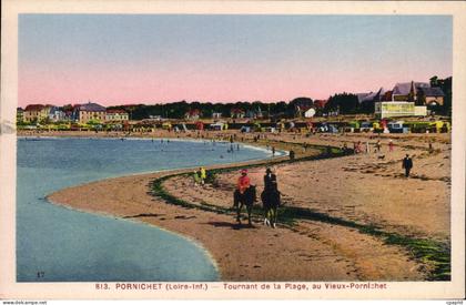CPA Pornichet Tournant De La Plage Au Vieux Pornichet