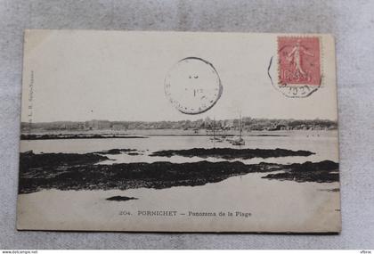 Pornichet, panorama de la plage, Loire Atlantique 44