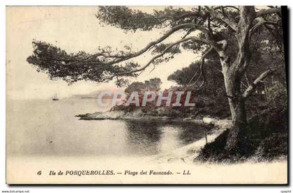 CPA Ile De Porquerolles La Plage dei Faoucado