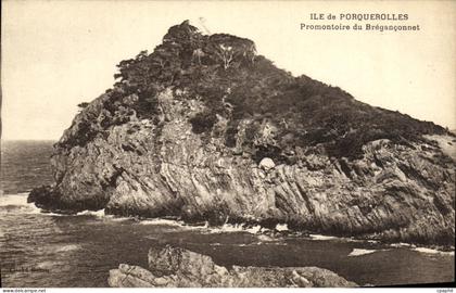 CPA Ile de Porquerolles Promontoire du Breganconnet