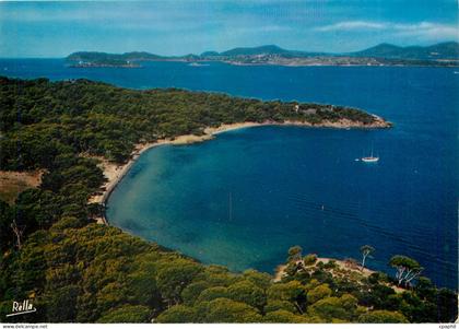 CPM Ile de Porquerolles Var Vue aerienne de la Plage d'Argent