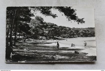 Cpsm, Porquerolles, la plage d'Argent, Var 83