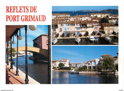 CPM Souvenir de Port Grimaud Cote lacustre