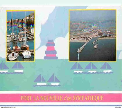 11 - Port la Nouvelle - Multivues - Bateaux - CPM - Voir Scans Recto-Verso