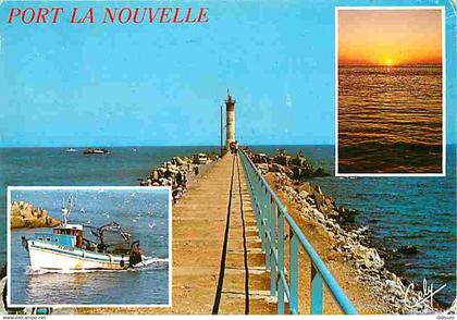 11 - Port la Nouvelle - Multivues - Bateaux - La Jetée - CPM - Voir Scans Recto-Verso