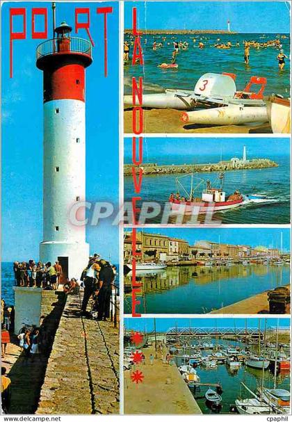 CPM Port la Nouvelle Aude La jetee et le Phare