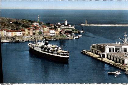 CPA Port VENDRES paquebot El MANSOUR