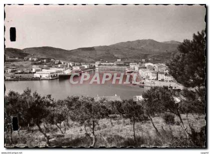 Port Vendres CPA Le port et la ville