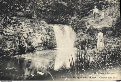 CPA Pougues Les Eaux Cascade Sous Bois