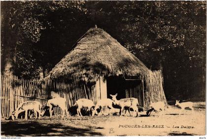 CPA POUGUES-les-EAUX - Les Daims (456827)