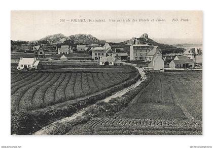 Primel (Finistère) – Vue générale des Hôtels et Villas – France