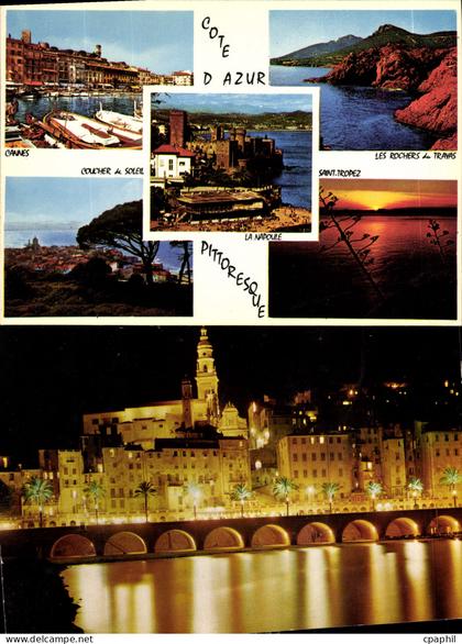CPM Cote d'Azur Souvenir de la Cote d'Azur