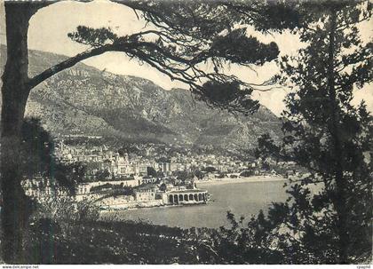 CPM La Cote d'Azur Monte Carlo vu des Jardins de Monaco