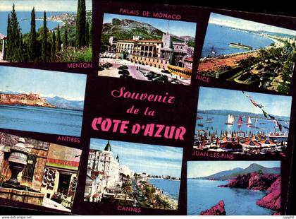 CPM Souvenir de la Cote d'Azur