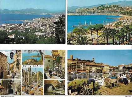 LOT 38 CP COTE D'AZUR -circulées/non circulées