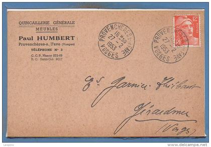 88 - PROVENCHERES sur FAVE --  Paul Humbert