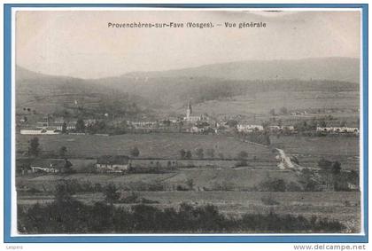 88 - PROVENCHERES sur FAVE --  Vue générale