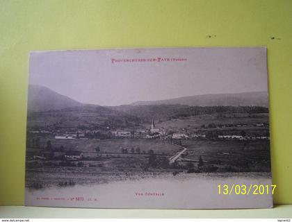 PROVENCHERES-SUR-FAVE (VOSGES) VUE GENERALE.
