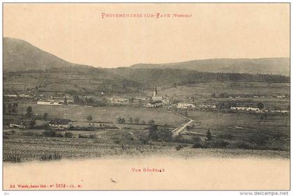 PROVENCHERES SUR FAVE . VUE GENERALE .