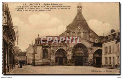 Provins CPA Eglise Saint Ayoul