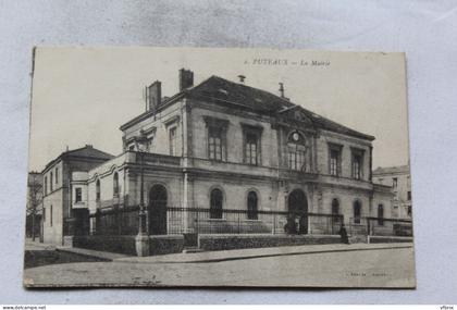 Cpa 1917, Puteaux, la mairie, Hauts de Seine 92