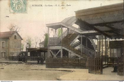 Puteaux CPA La gare