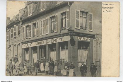 PUTTELANGE - Gruss aus PÜTTLINGEN - Café LOUIS KREMPFF