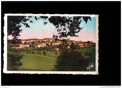 81 PUYLAURENS Vue Générale, colorisée, ed APA 1, 194?