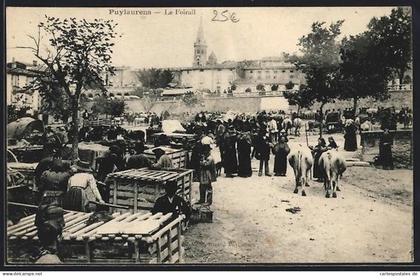 CPA Puylaurens, Le Foirail