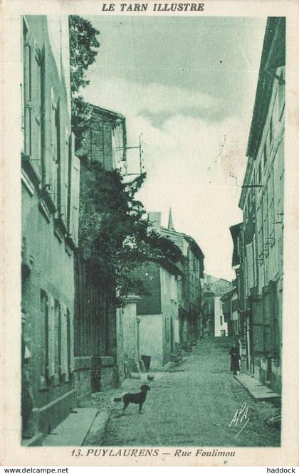 PUYLAURENS : RUE FOULIMOU
