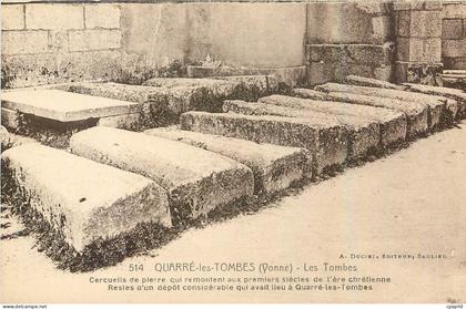 CPA Quarre les Tombes Yonne Les Tombes
