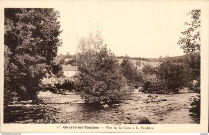 Quarre les Tombes - Vue de la Cure a la Verdiere - CPA