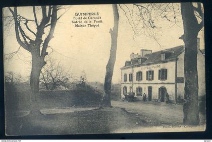 cpa du 29 Quimperlé , forêt de Carnoët entrée de la Forêt  Maison Thépot     MAR25-22