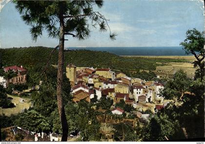 CPSM La Cote d'Azur Ramatuelle Var Vue d'ensemble La plaine et la mer