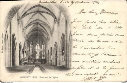 CPA Rambervillers  Interieur De I'Eglise