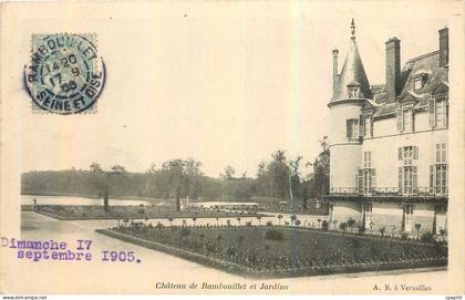 CPA Chateau de Rambouillet et Jardins