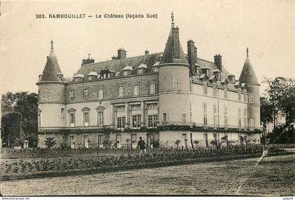 CPA Rambouillet le Chateau Facade Sud