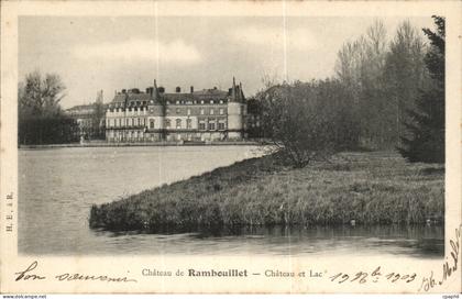 Rambouillet - Chateau et Lac CPA