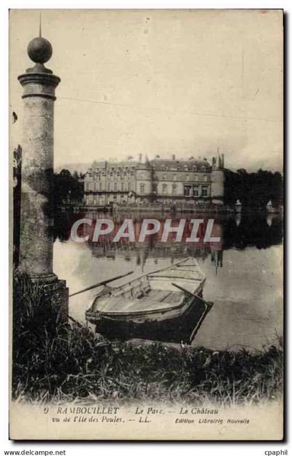 CPA Rambouillet Le Parc Le Chateau
