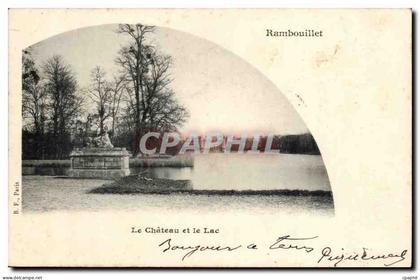 Rambouillet CPA Le chateau et le lac
