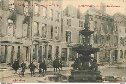 88 - Raon L'Etape - La Guerre en Lorraine en 1914 - Raon L'Etape bombardé par les allemands - Animée - CPA - Voir Scans