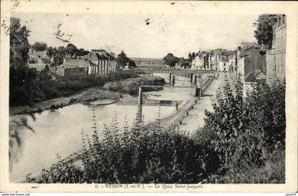 CPA Redon Le Quai Saint Jacques