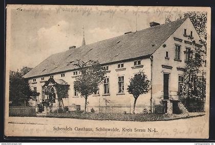 AK Schönwalde /Kreis Sorau, Schendels Gasthaus